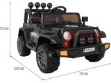 Visą laiką visureigis 4WD Juoda