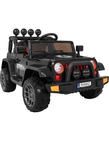 Visą laiką visureigis 4WD Juoda