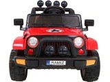 Visą laiką visureigis 4WD Raudona