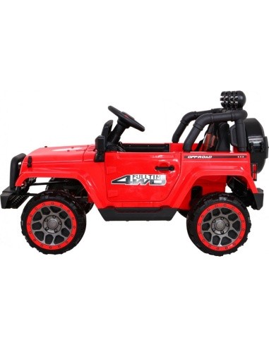 Visą laiką visureigis 4WD Raudona