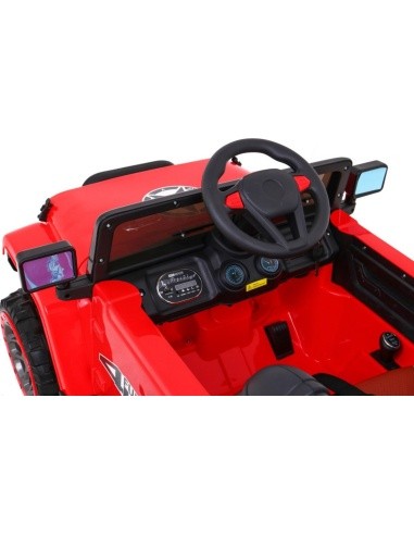 Visą laiką visureigis 4WD Raudona