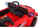 Visą laiką visureigis 4WD Raudona