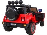 Visą laiką visureigis 4WD Raudona