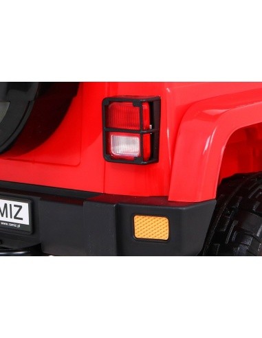 Visą laiką visureigis 4WD Raudona