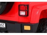 Visą laiką visureigis 4WD Raudona