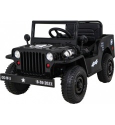 Retro Military Vehicle Black