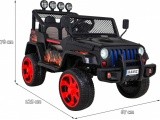 NAUJAS "Raptor DRIFTER" 4 x 4 liepsnos