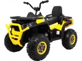 Keturratis ATV dykuma Geltonos spalvos