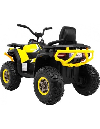 Keturratis ATV dykuma Geltonos spalvos