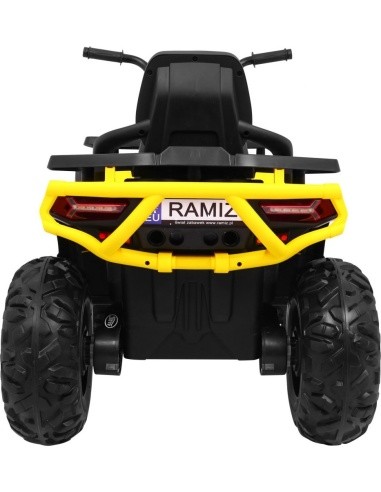 Keturratis ATV dykuma Geltonos spalvos