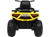 Keturratis ATV dykuma Geltonos spalvos