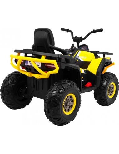 Keturratis ATV dykuma Geltonos spalvos