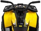 Keturratis ATV dykuma Geltonos spalvos
