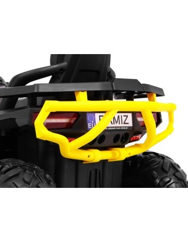 Keturratis ATV dykuma Geltonos spalvos