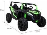 Vehicle Buggy ATV STRONG Racing Green