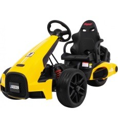 Transporto priemonė Automobilis XR-1 geltonos spalvos