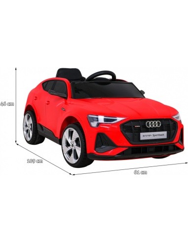 Transporto priemonė Audi E-Tron Sportback Raudona