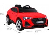 Transporto priemonė Audi E-Tron Sportback Raudona