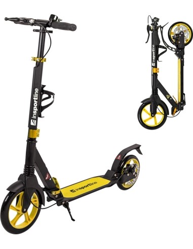 Folding Scooter inSPORTline Discola - Yellow