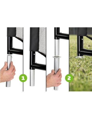 Mobile floor mounted football goal EXIT Coppa Goal