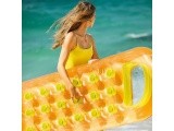 Inflatable swimming mattress 188 x 71 cm orange - 58895 INTEX