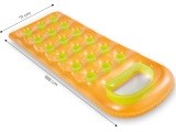 Inflatable swimming mattress 188 x 71 cm orange - 58895 INTEX