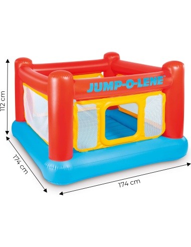 Castle inflatable trampoline 174 x 174 x 122 cm INTEX