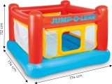 Castle inflatable trampoline 174 x 174 x 122 cm INTEX