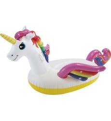 Inflatable unicorn island mattress Intex 57561