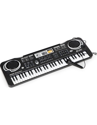 Keyboard piano for kids with microphone + power supply