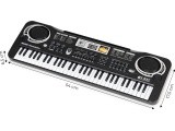 Keyboard piano for kids with microphone + power supply