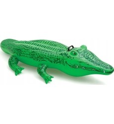 Inflatable alligator swimming mattress 168cm