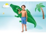 Inflatable alligator swimming mattress 168cm