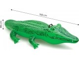 Inflatable alligator swimming mattress 168cm