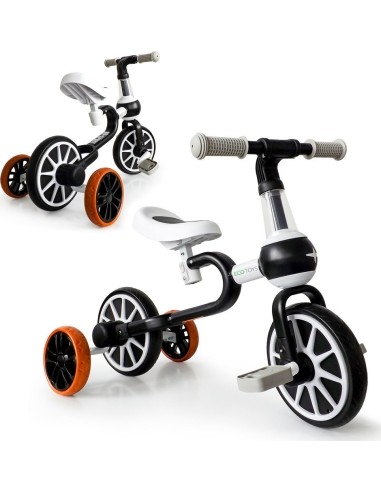 Balance Bike Ecotoys 4in1, with Pedals and Side Wheels
