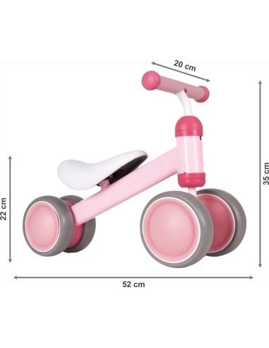 Practise Pink Ecotoys mini bike cross-country bicycle