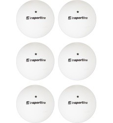 Table Tennis Balls inSPORTline Elisenda S1 – 6 Pcs. - White
