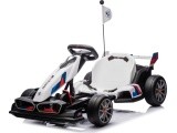 BMW kartingas su driftavimo funkcija, baltas