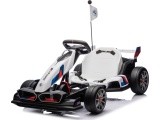 BMW kartingas su driftavimo funkcija, baltas