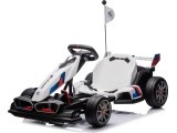 BMW kartingas su driftavimo funkcija, baltas
