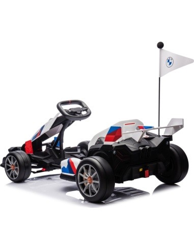BMW Gokart Vehicle with Drift Function White