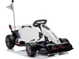 BMW kartingas su driftavimo funkcija, baltas
