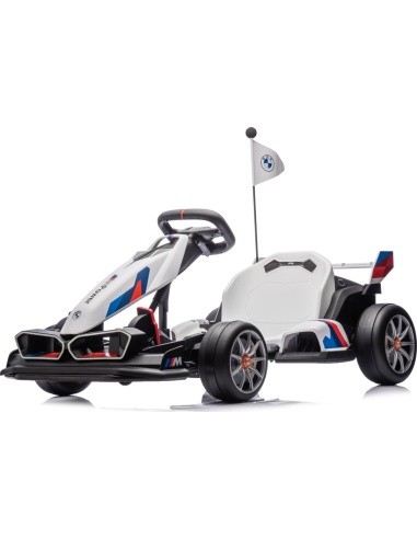 BMW kartingas su driftavimo funkcija, baltas
