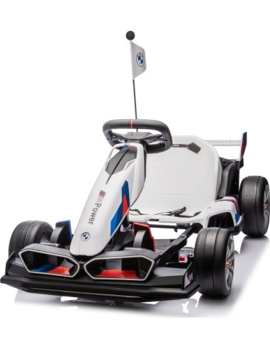 BMW Gokart Vehicle with Drift Function White