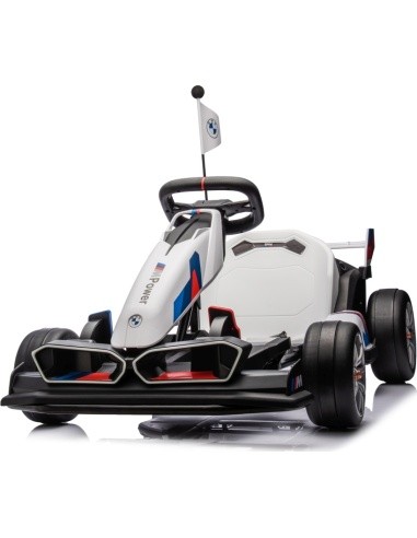 BMW Gokart Vehicle with Drift Function White