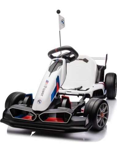 BMW kartingas su driftavimo funkcija, baltas
