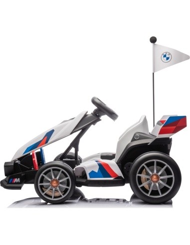 BMW Gokart Vehicle with Drift Function White