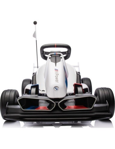 BMW kartingas su driftavimo funkcija, baltas