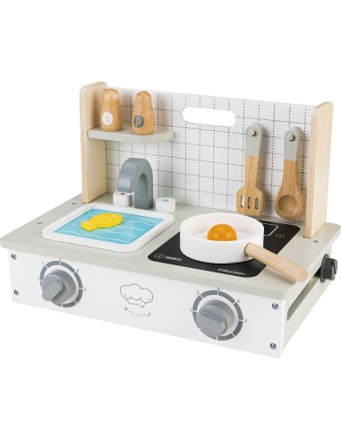 Mini Wooden Kitchen With Accessories Eco Toys