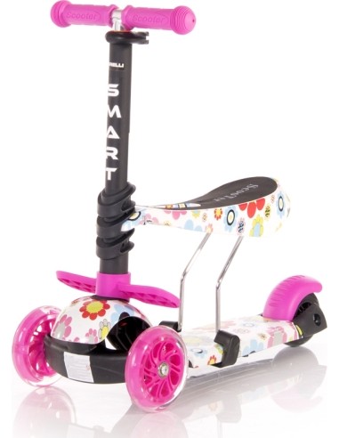 Scooter Lorelli Smart Pink Flowers